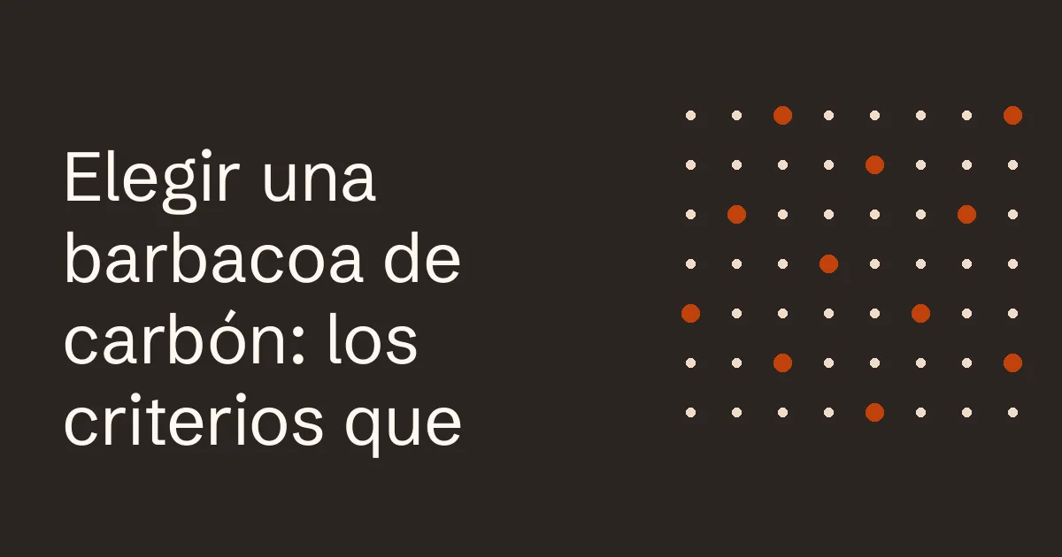 Barbacoa JARDIN202 Arizona, la primera de nuestra clasificación española