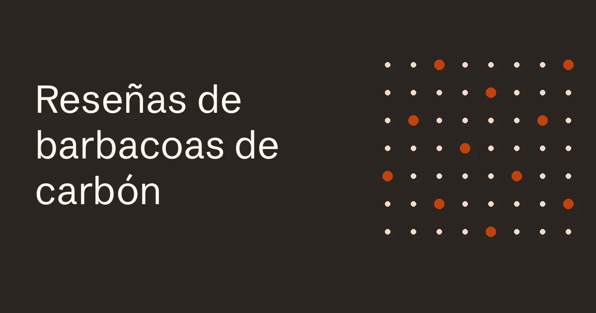 Reseñas de barbacoas de carbón
